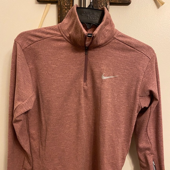 Nike 3/4 zip dri-fit pullover
